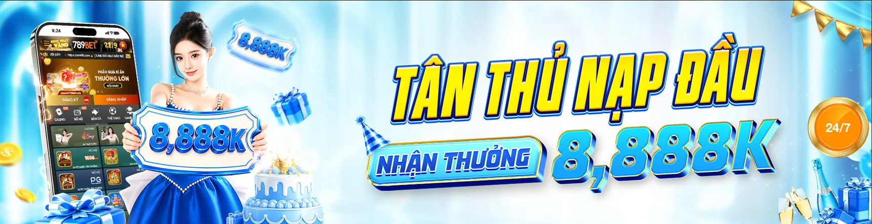 first deposit bonus 8,888K for new members